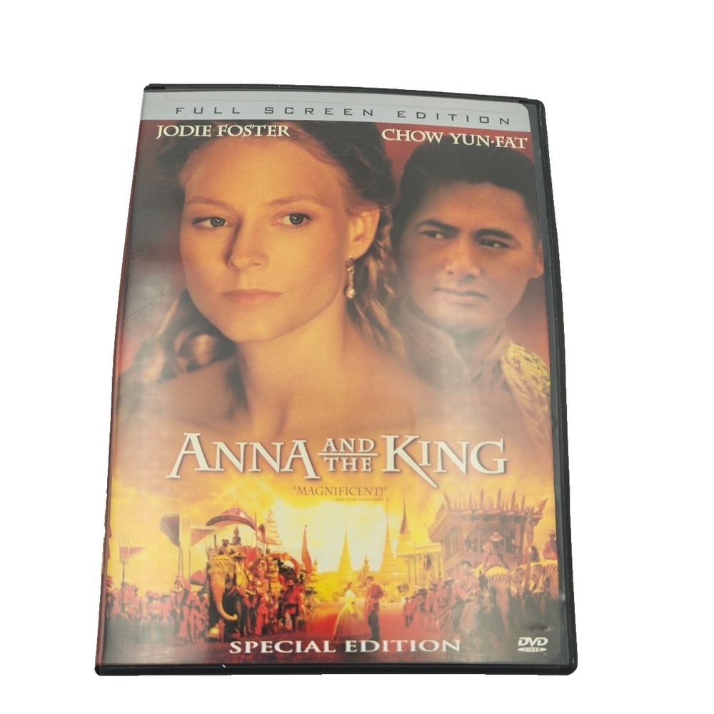 Anna and the King (DVD, 1999,‎ Full Screen) New & Sealed Jodie Foster